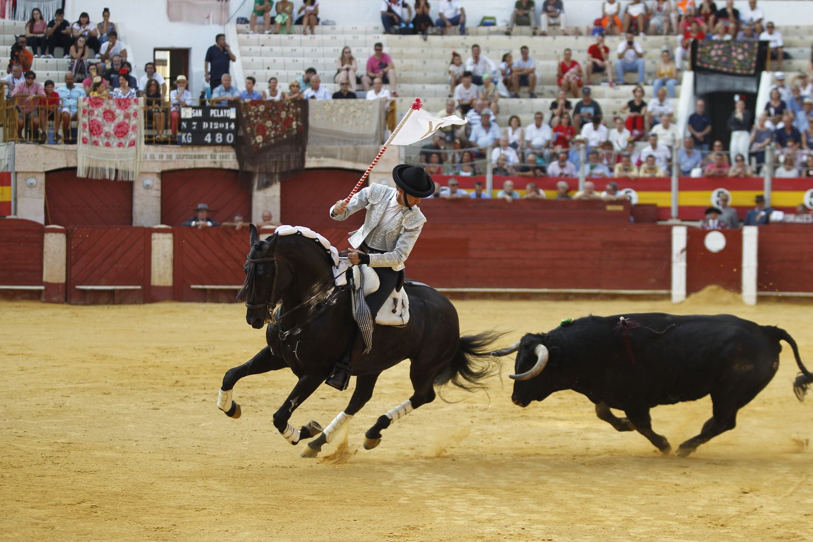 Fotogalería corrida de rejones. Feria de Almería 2019