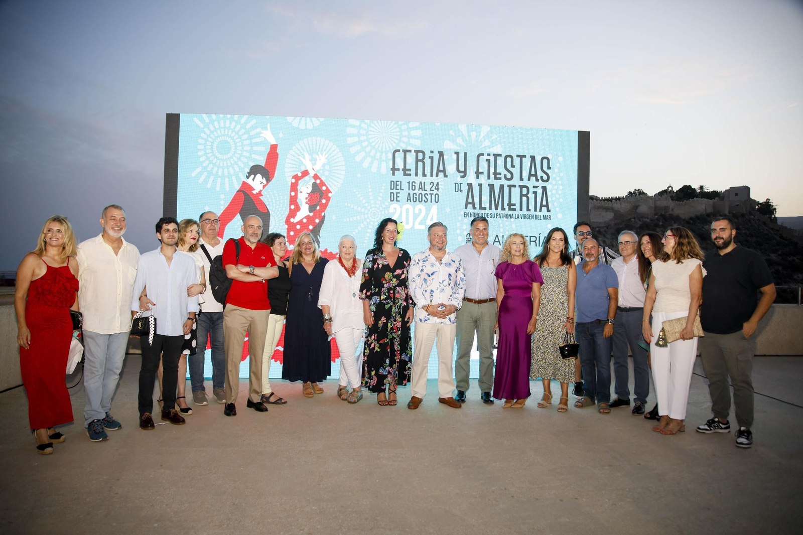 Presentación de la Feria de Almería 2024 en honor de la Virgen del Mar, en imágenes