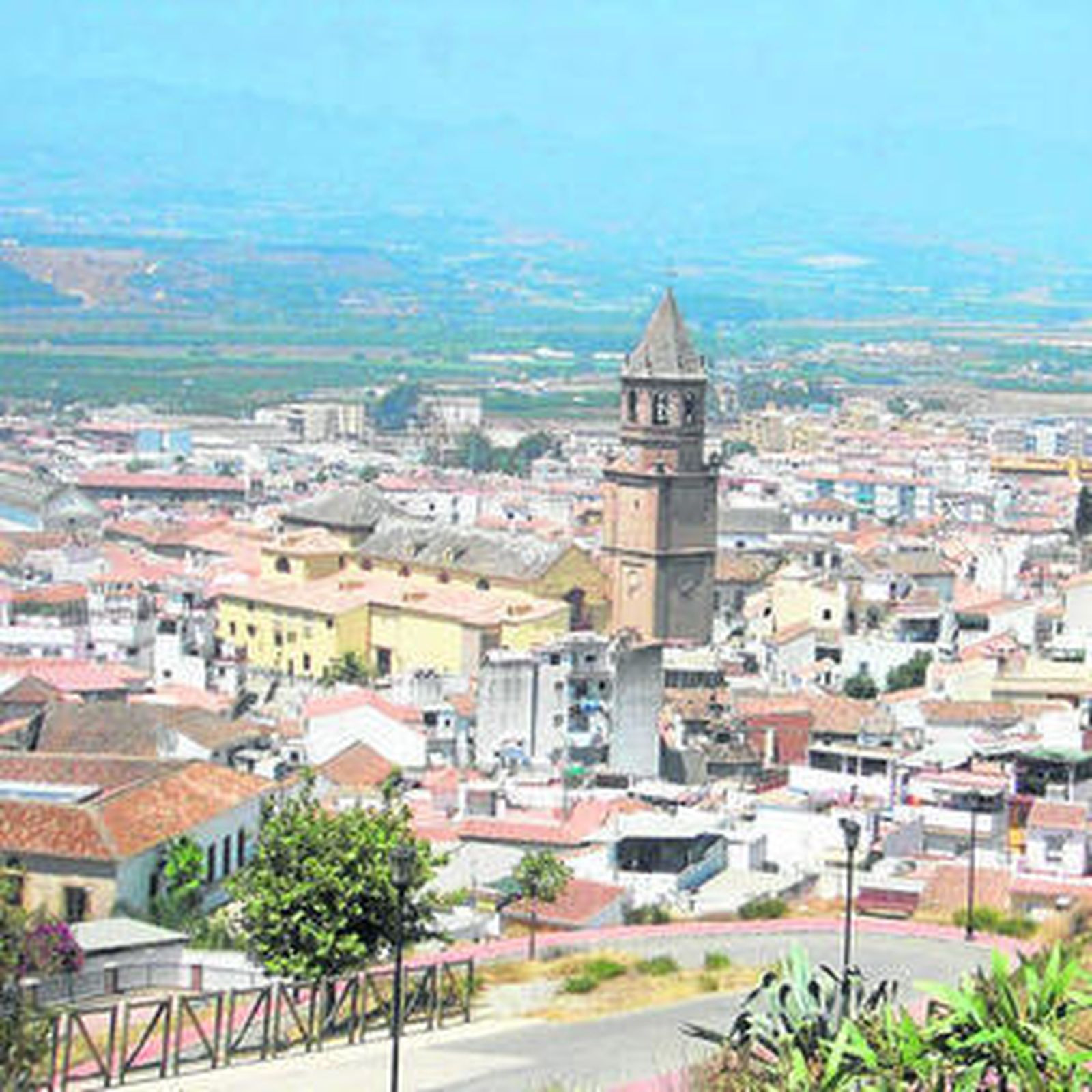 Vista aérea de Vélez-Málaga.