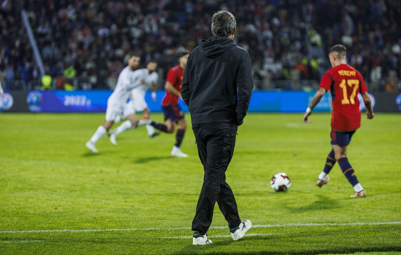 Las imágenes del Jordania - España previo al Mundial de Qatar