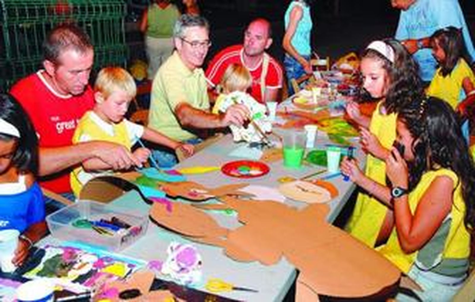 Uno de los tradicionales talleres infantiles de los Veranillos, que este año están dedicados a Juan Ramón.