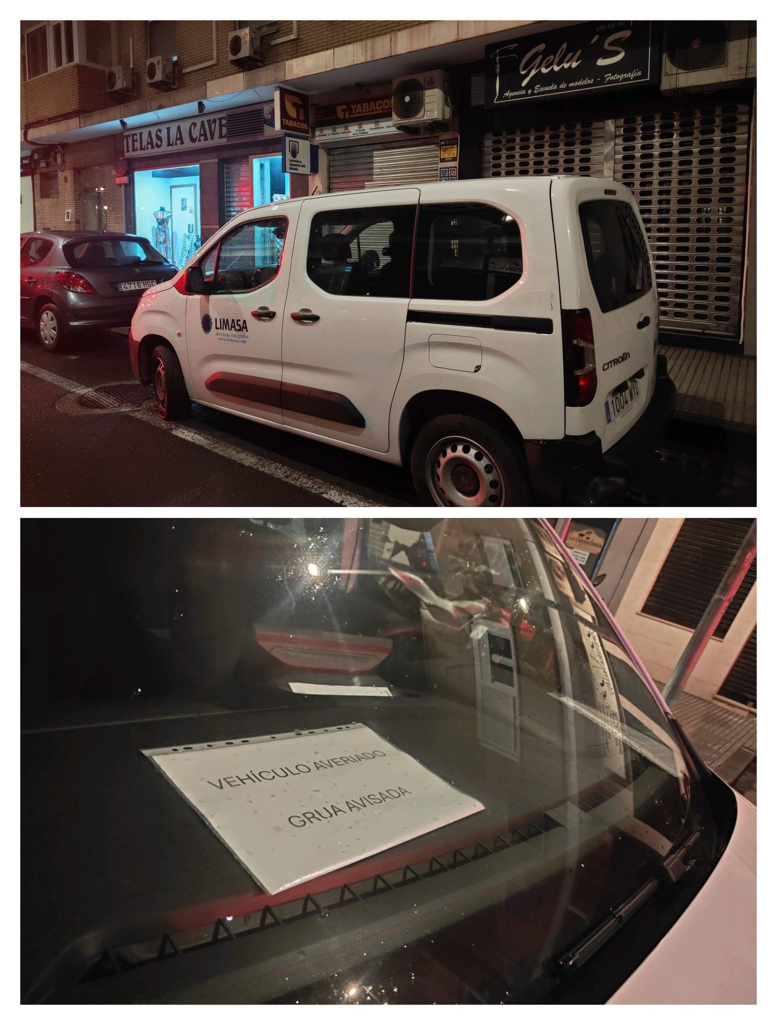 Una semana aparcado por la cara