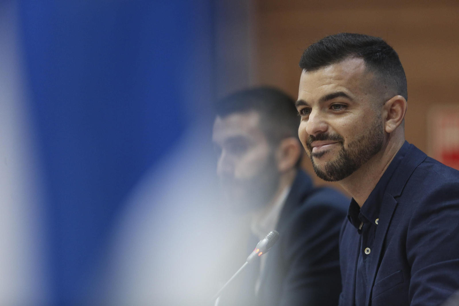 Las fotos de la presentación de José Herrera como entrenador del Málaga Femenino