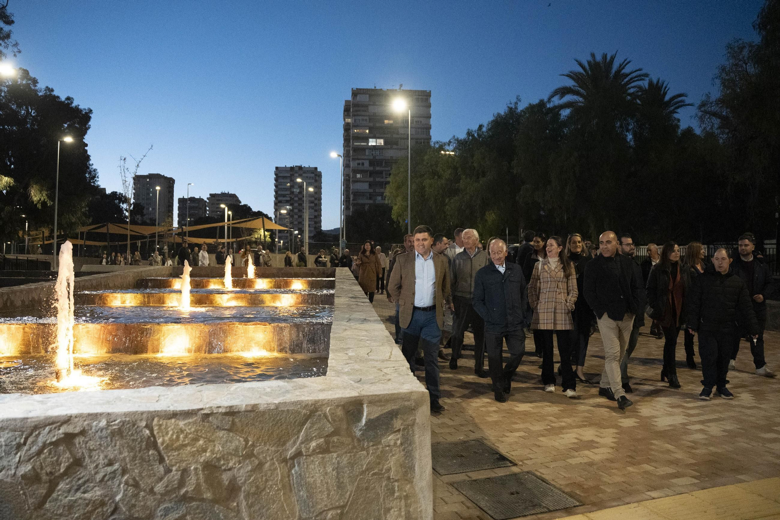 Las imágenes de la inauguración de la primera fase de la adecuación de la Rambla San Antonio de Aguadulce