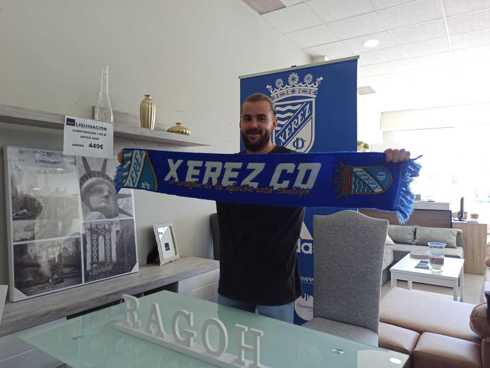 Alberto García, en la presentación que ha tenido lugar en Ragoh.