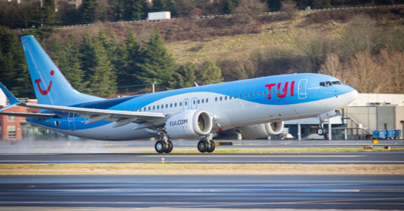 Un avión de TUI.