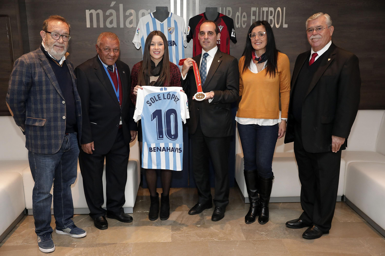 Sole López luce su plata en La Rosaleda