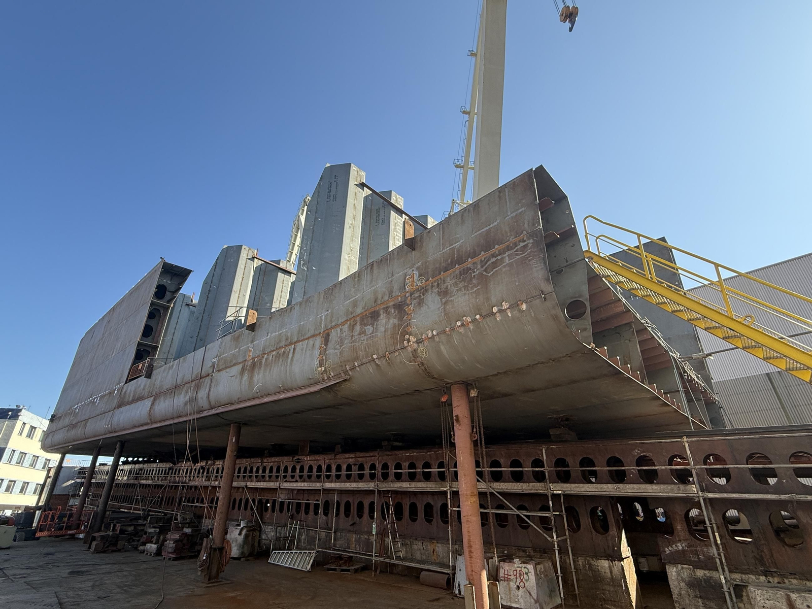 Proceso de construcción del 'Bahía Beatriz'