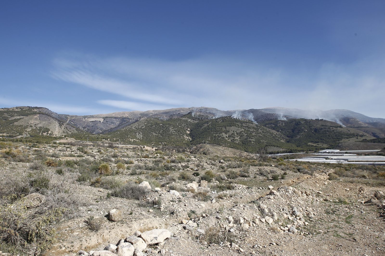 Fotogalería incendio forestal de Castala, Berja y Dalías.