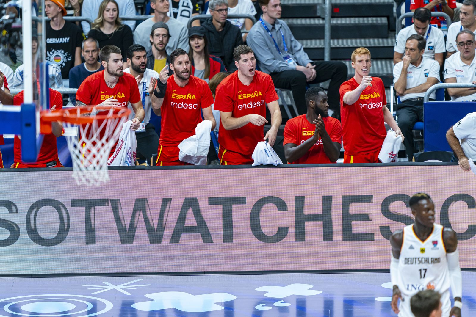 Las fotos de Darío Brizuela y Alberto Díaz en la victoria de España sobre Alemania en el Eurobásket