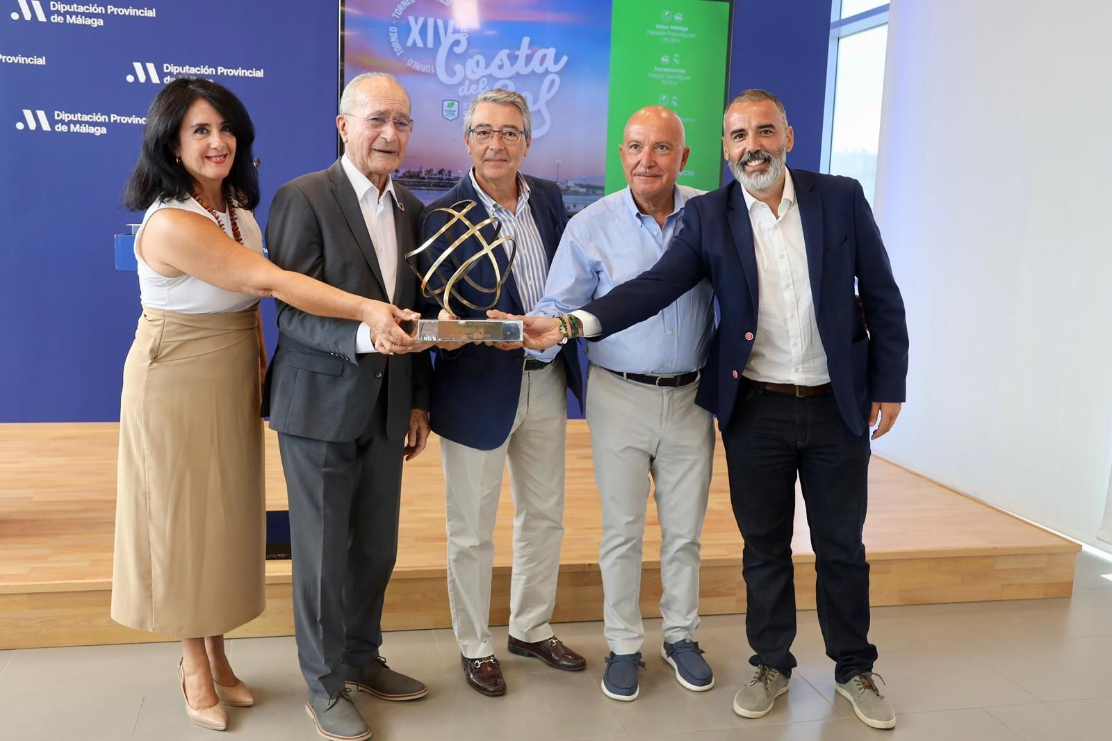 Presentación del XIV Torneo Costa del Sol que medirá a Unicaja, Real Madrid y Alba Berlín