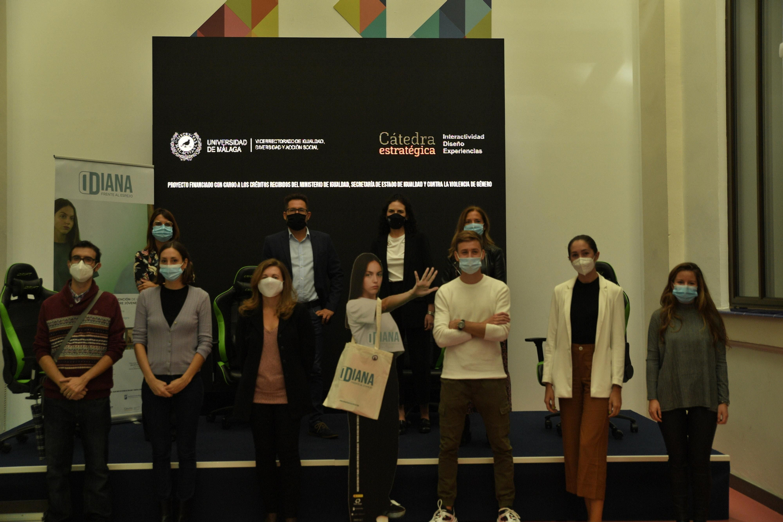 Presentación del videojuego 'Diana frente al espejo', en Málaga.