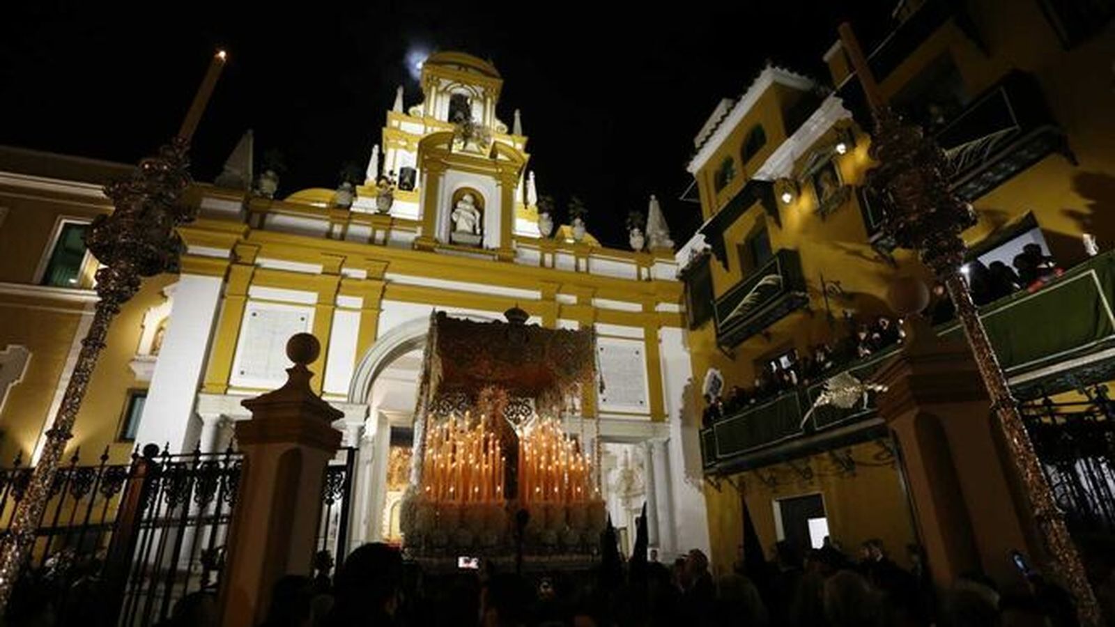 El paso de la Esperanza Macarena en una reciente 'Madrugá'