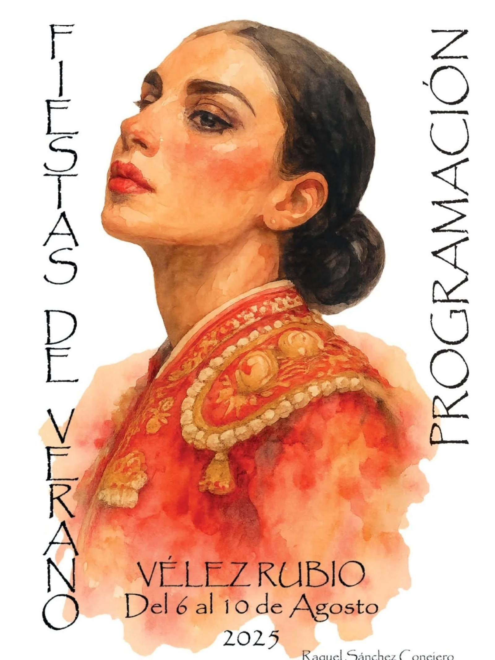 Cartel de las fiestas de verano de Vélez Rubio.