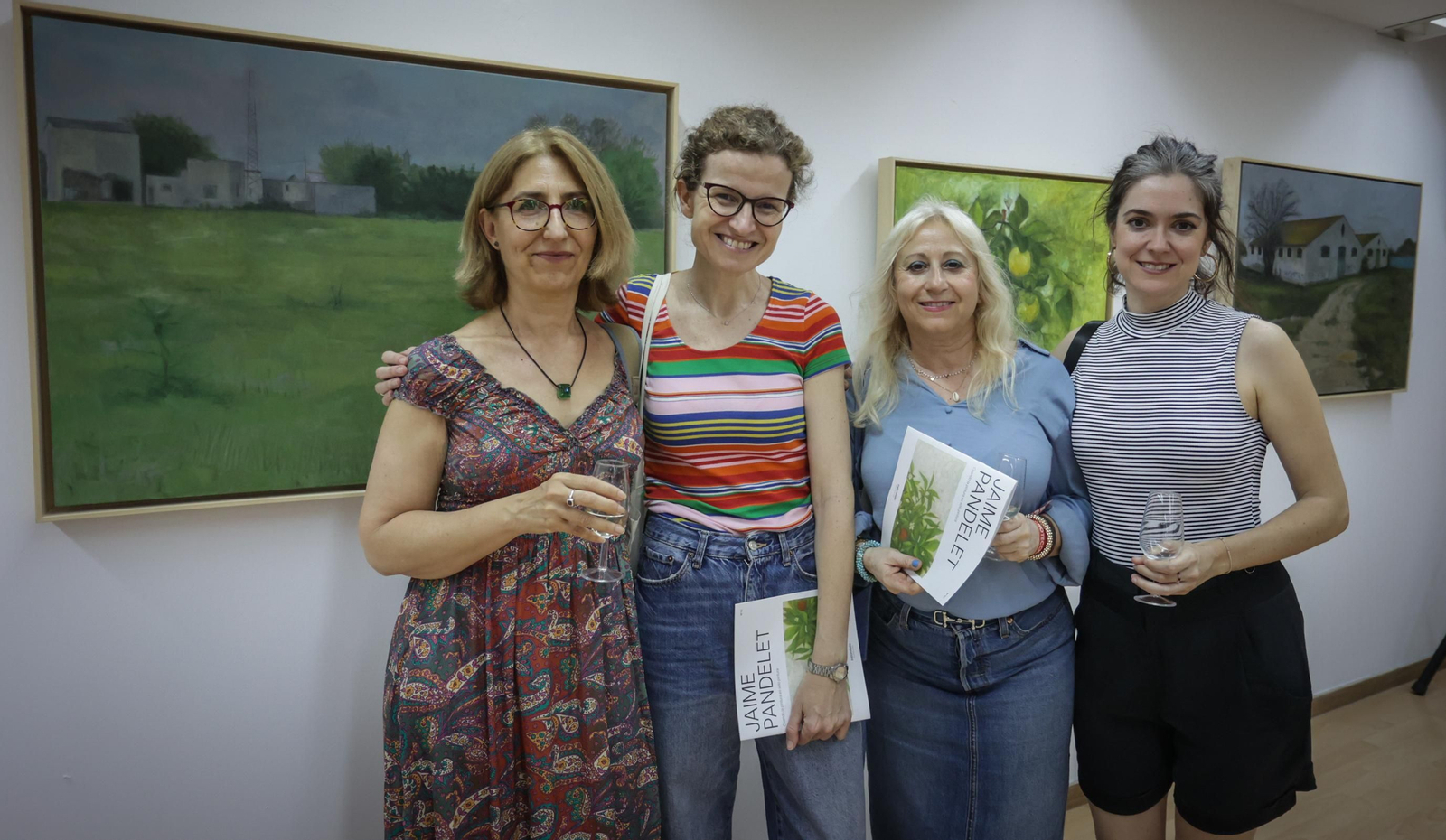 Fotos de la inauguración de la exposición de Jaime Pandelet en la sala ArteAdiario