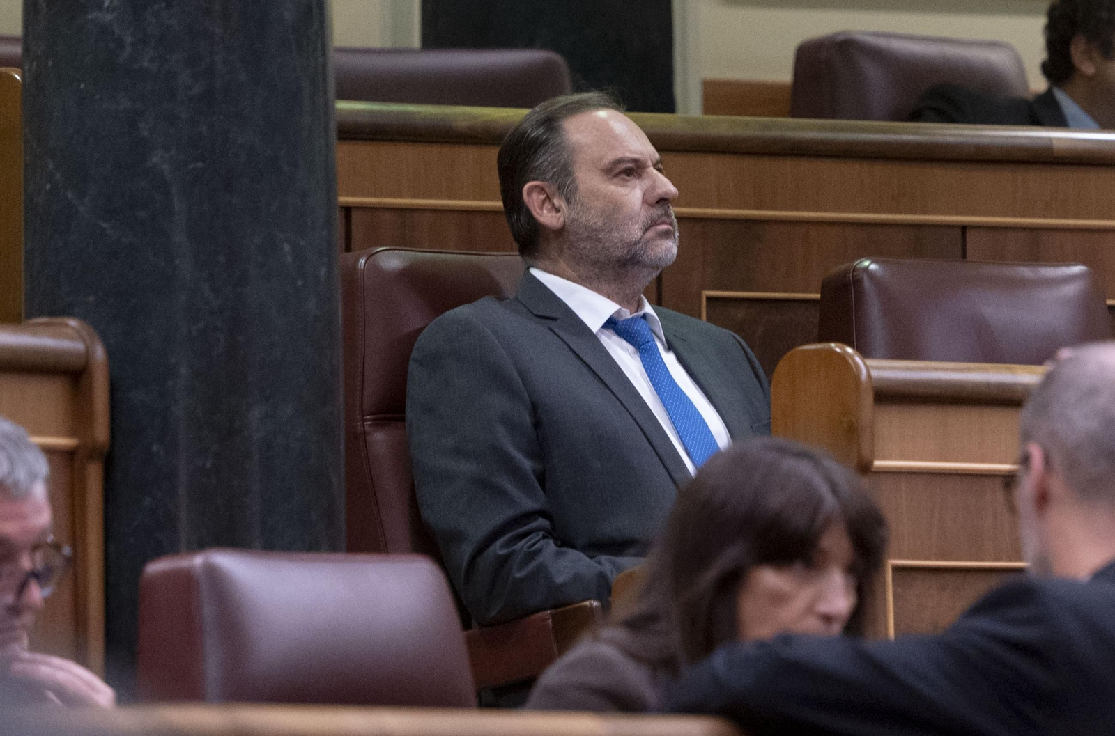 El ex ministro José Luis Ábalos, en el Congreso.