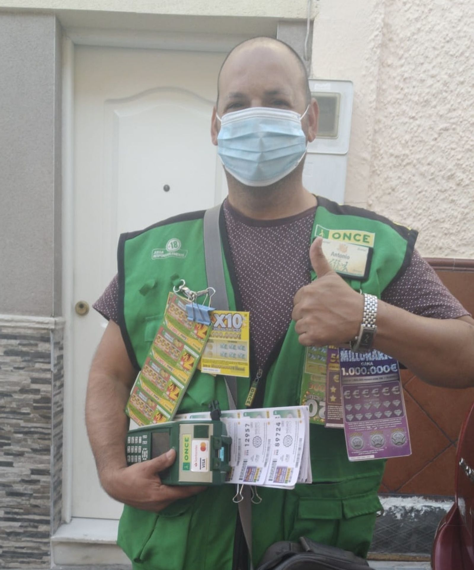 Antonio Cortes, vendedor de la Organización desde 2005.