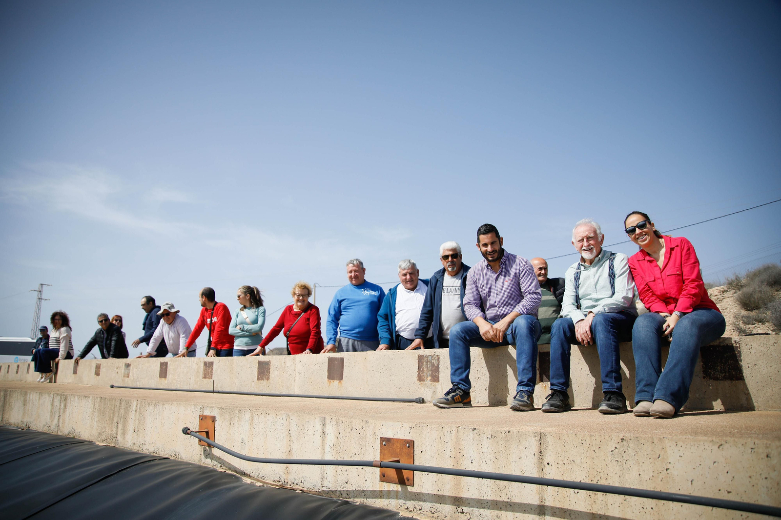 CUCN visita la desaladora de Carboneras y las balsas de Níjar