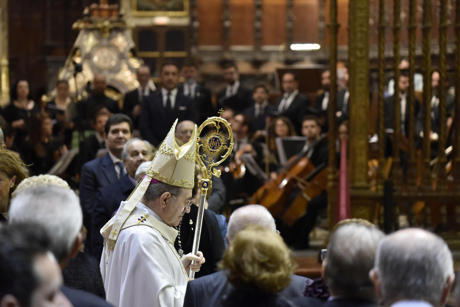 Las imágenes de la misa de acción de gracias