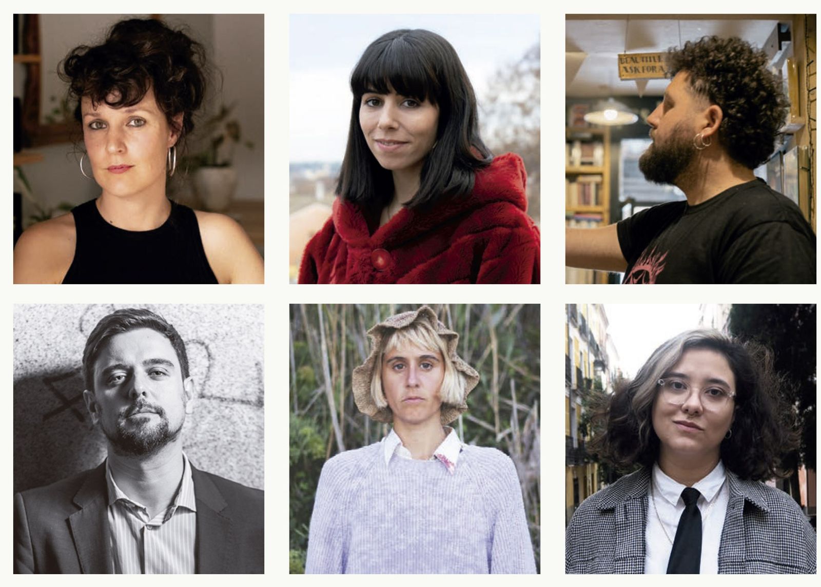 Sabina Urraca, Sara Barquinero, Munir Hachemi, Diego S. Garrocho, Annét Batlles, Sofía Crespo.