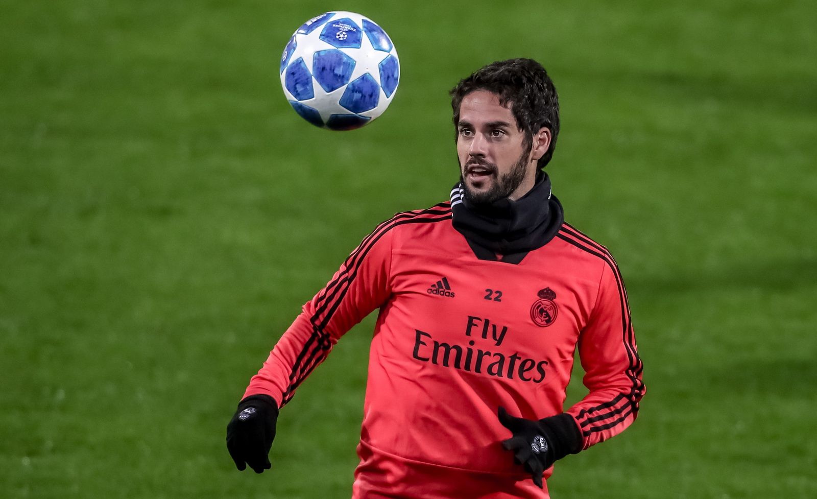 Isco, en un entrenamiento reciente.