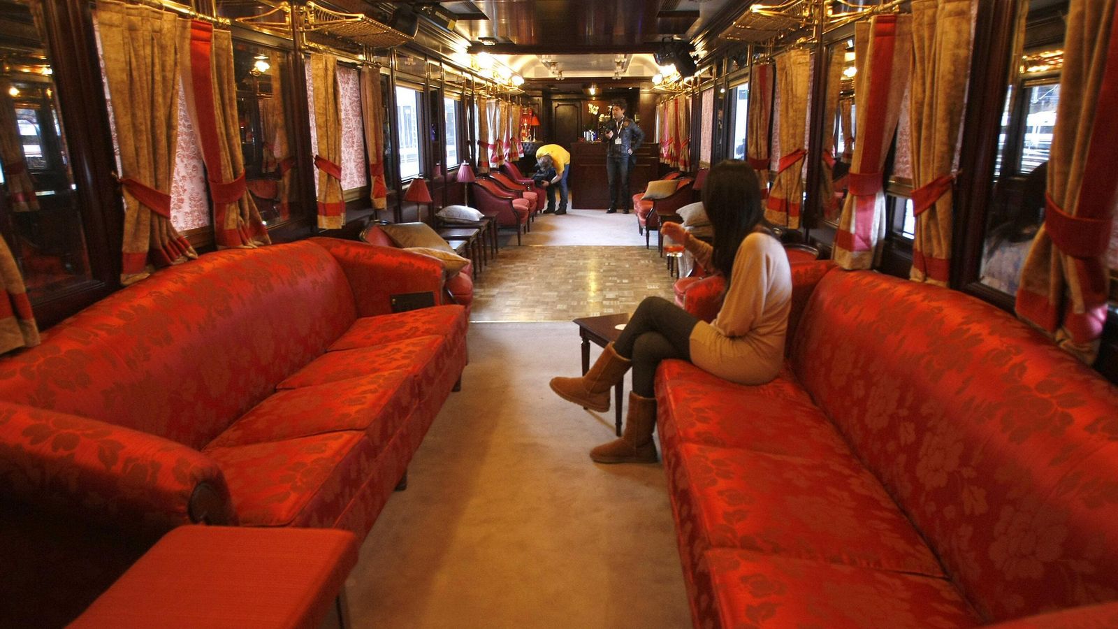Interior del tren de lujo Al Ándalus