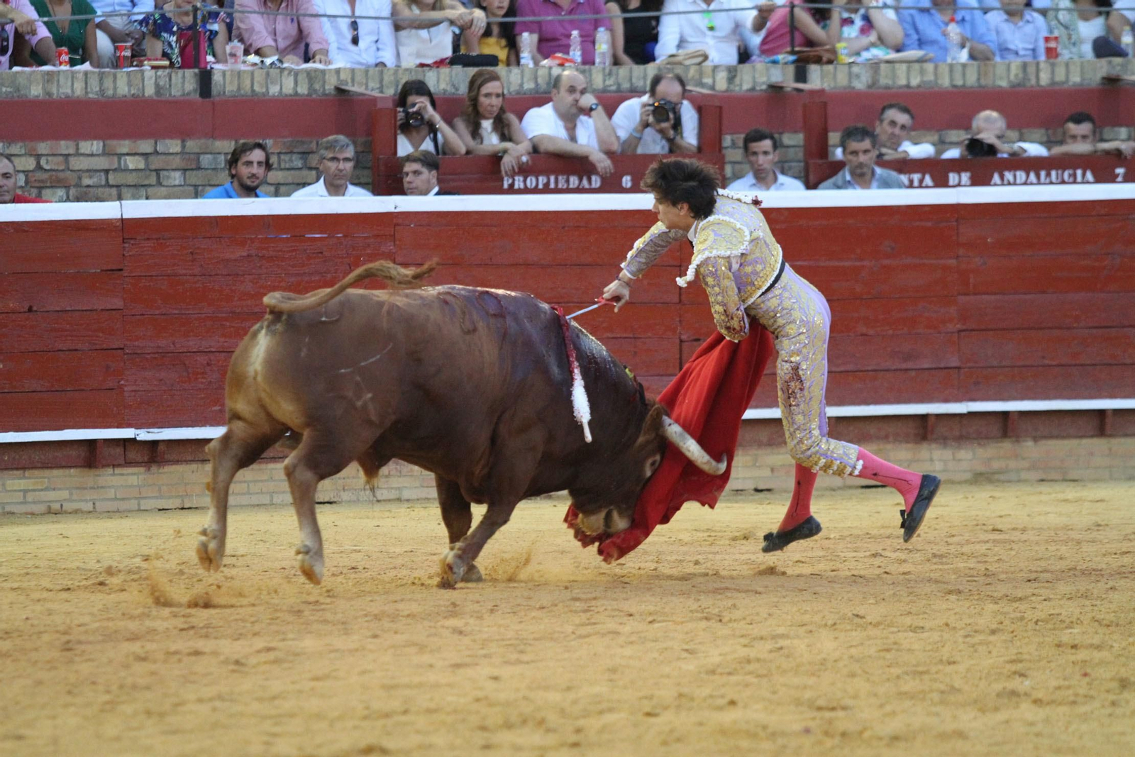 Imágenes de lidia de Roca Rey
