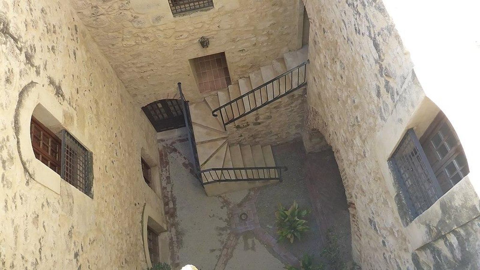 Interior del Castillo de los Enríquez de Ribera en Bornos.