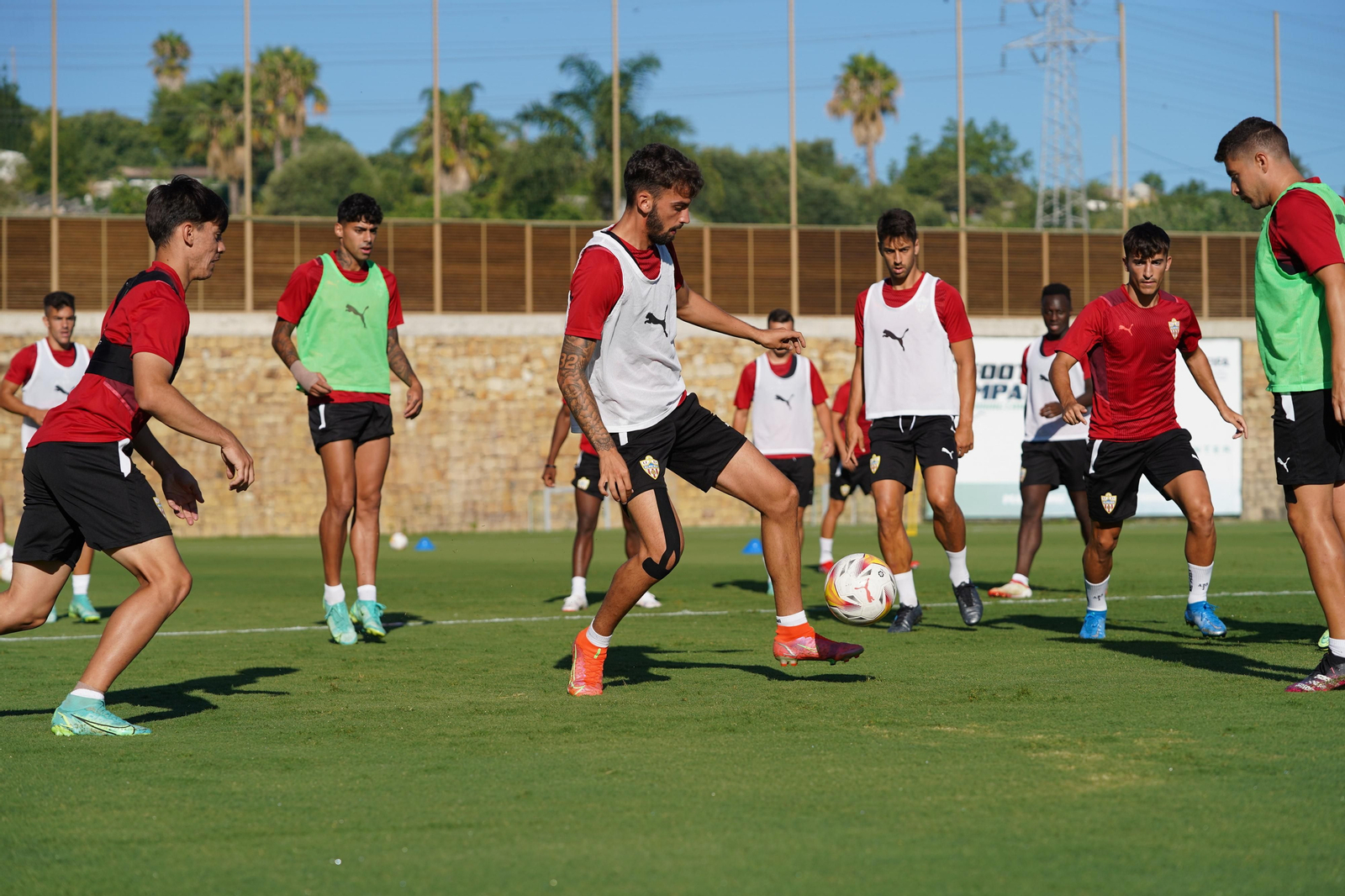 Entrenamiento del Almería, sábado 7