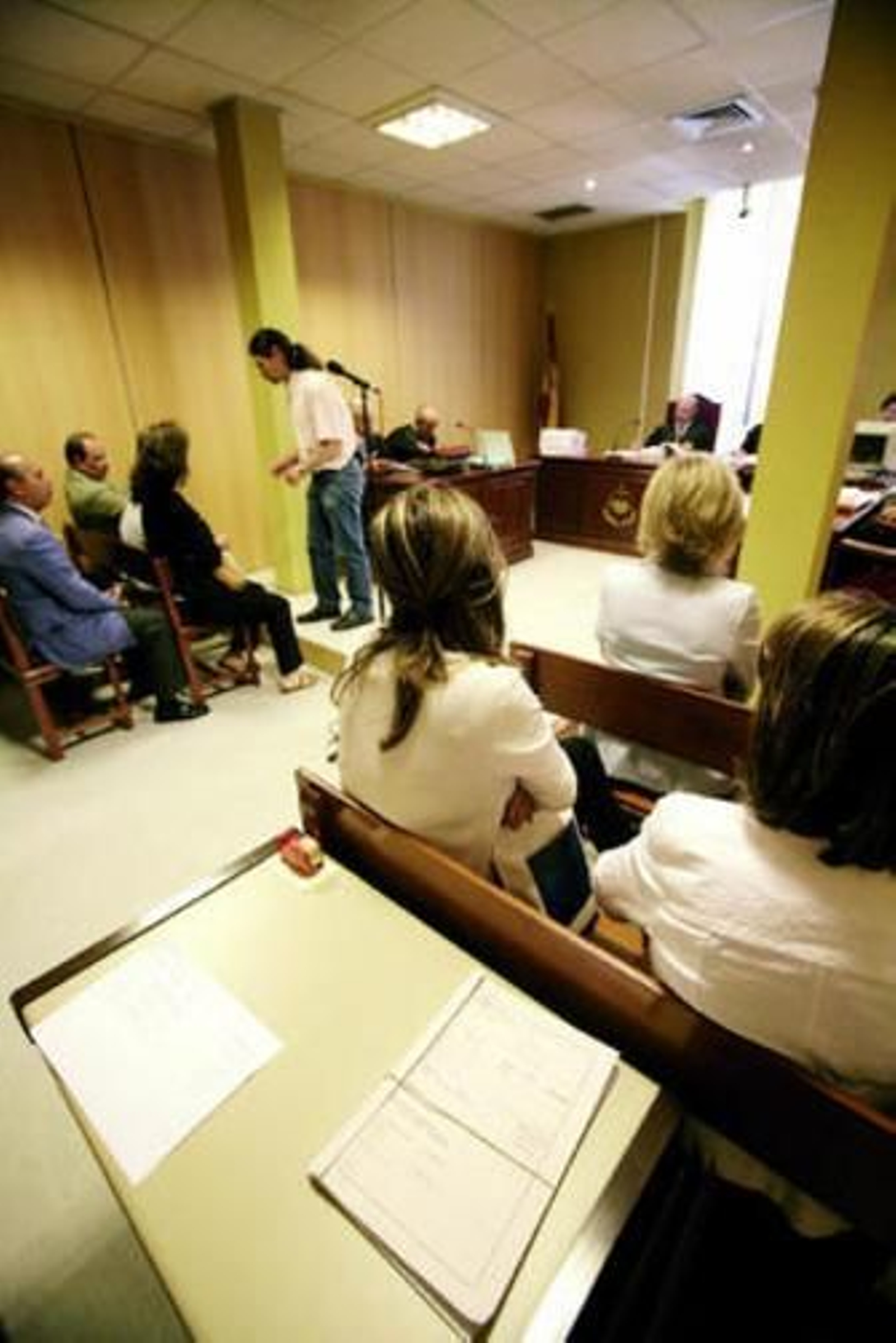 Sala donde se celebró la vista del recurso de Juana Gálvez.