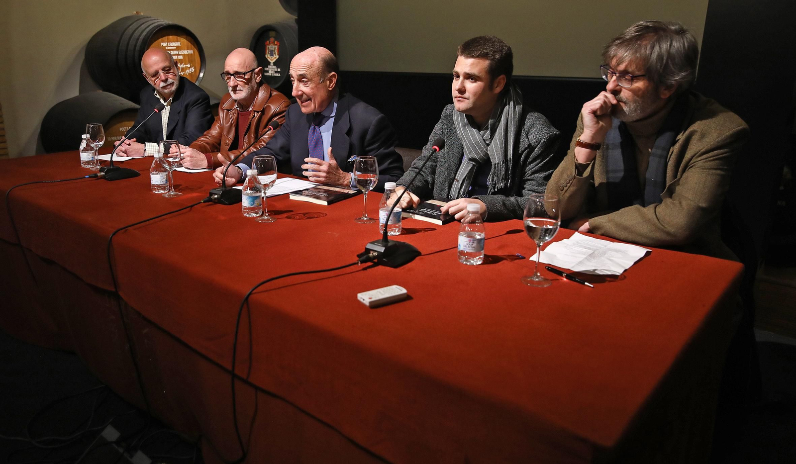 Un momento de la presentación del libro.