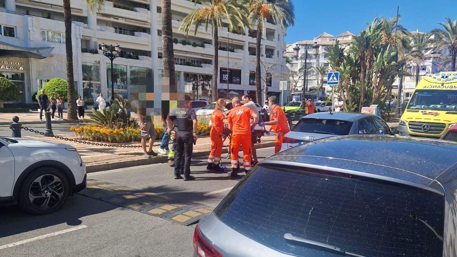 Lugar en el que ha ocurrido el tiroteo en Marbella