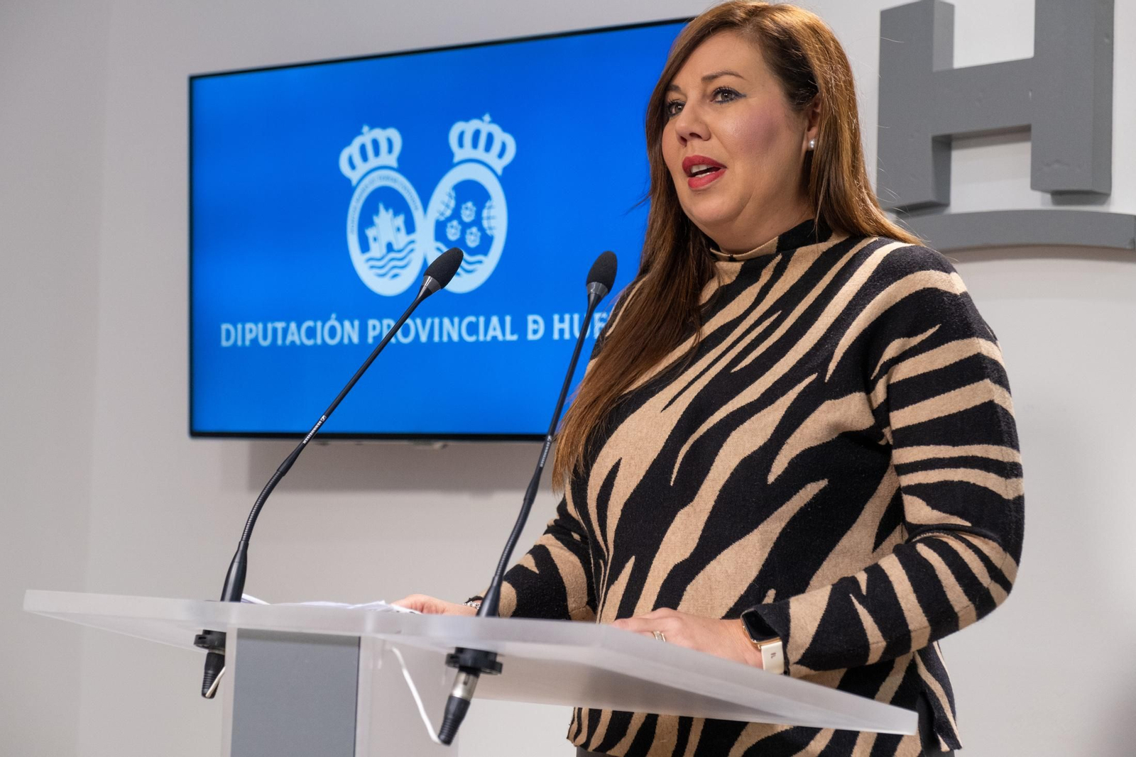 La vicepresidenta y portavoz del equipo de gobierno en la Diputación de Huelva, Rocío Moreno