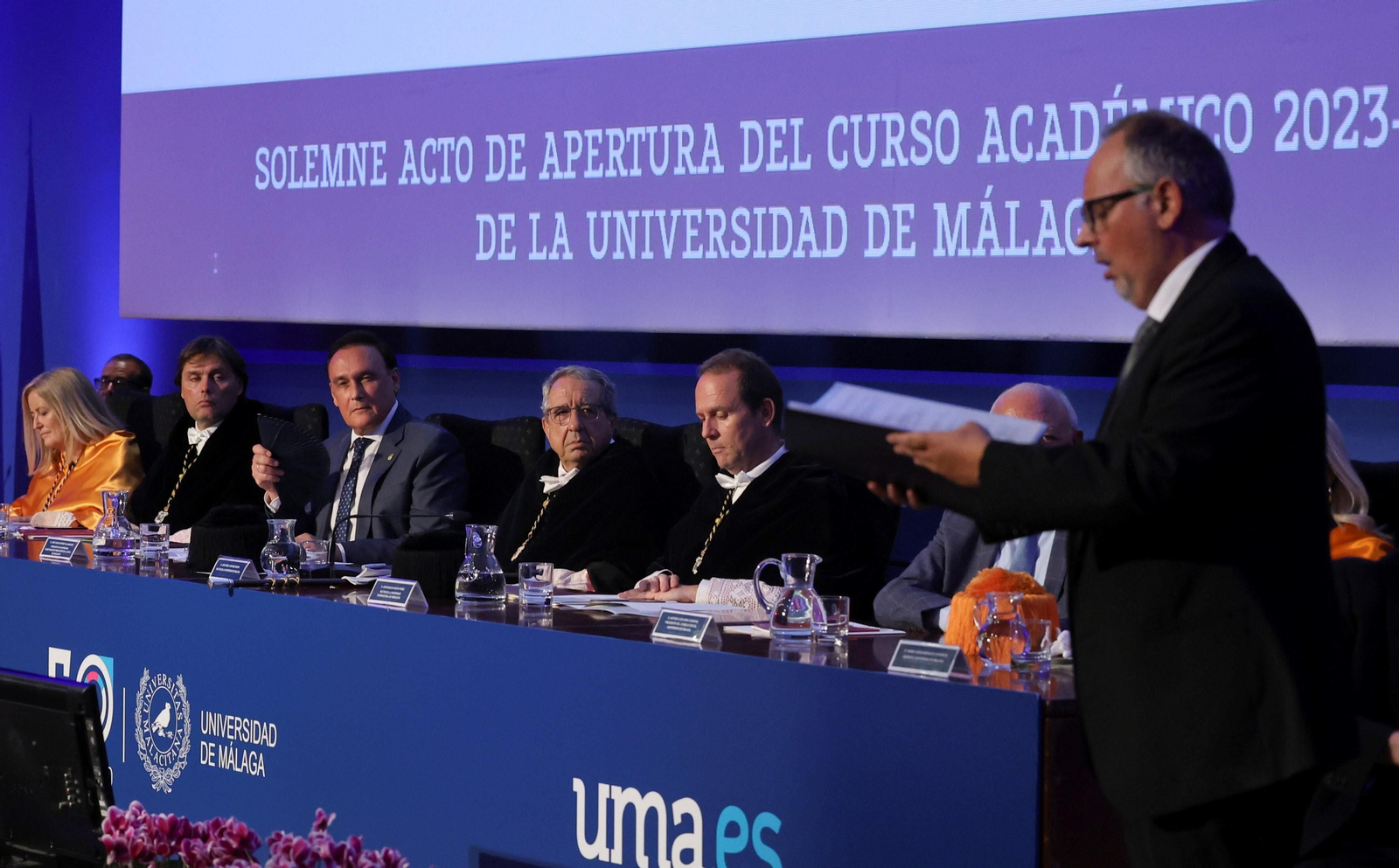 Apertura oficial del curso en la Universidad de Málaga en imágenes