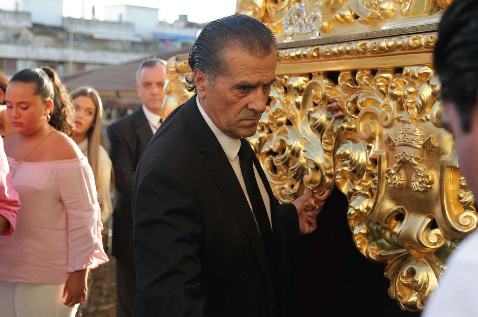 Imágenes del Señor de Pasión en la procesión del centenario de la hermandad