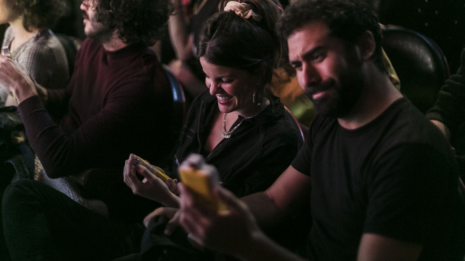 El público se divirtió de lo lindo.