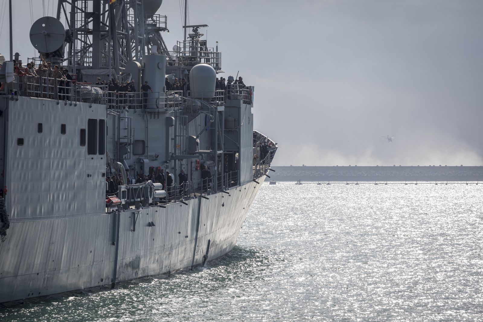 Salida de la fragata 'Reina Sofía'