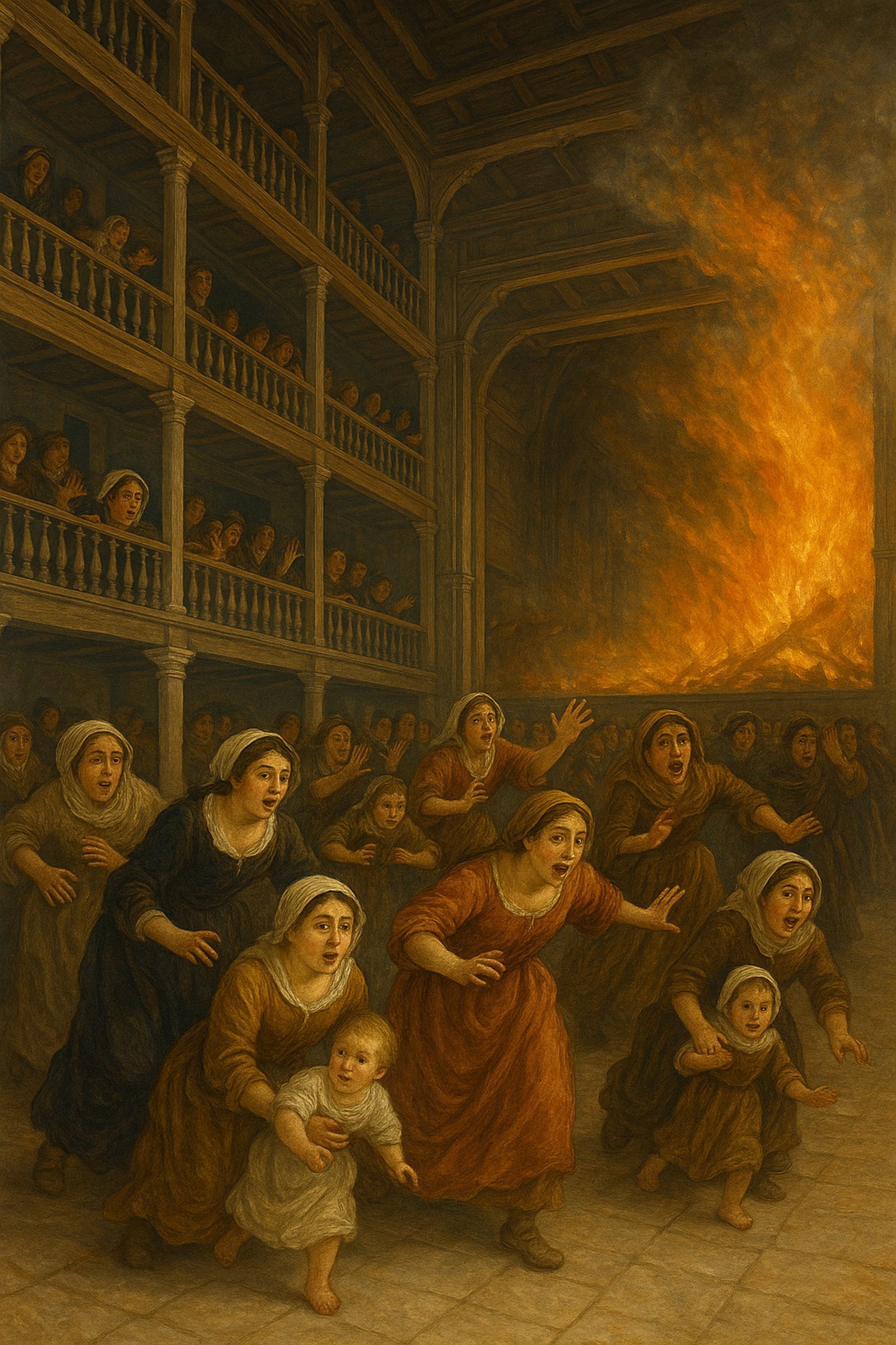 El incendio en el teatro El Coliseo