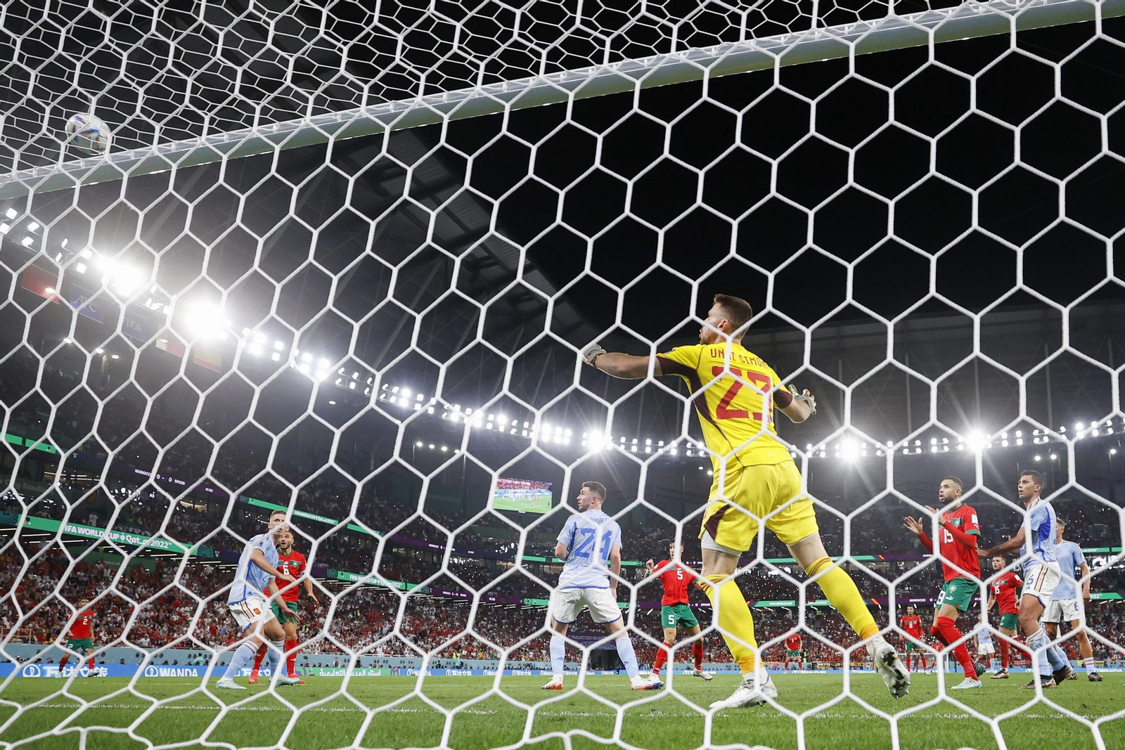 Fotos del Marruecos-España en octavos del Mundial de Qatar