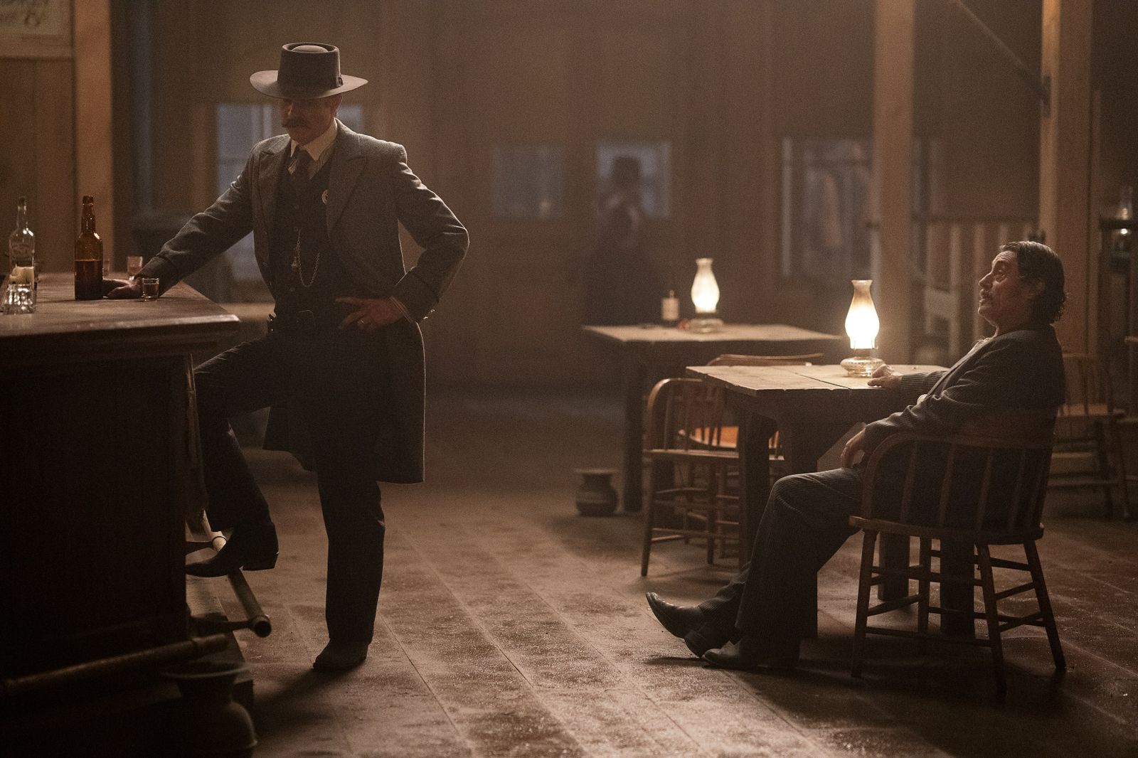 El sheriff Bullock y Al Swearengen, los dos emblemáticos personajes de 'Deadwood'.