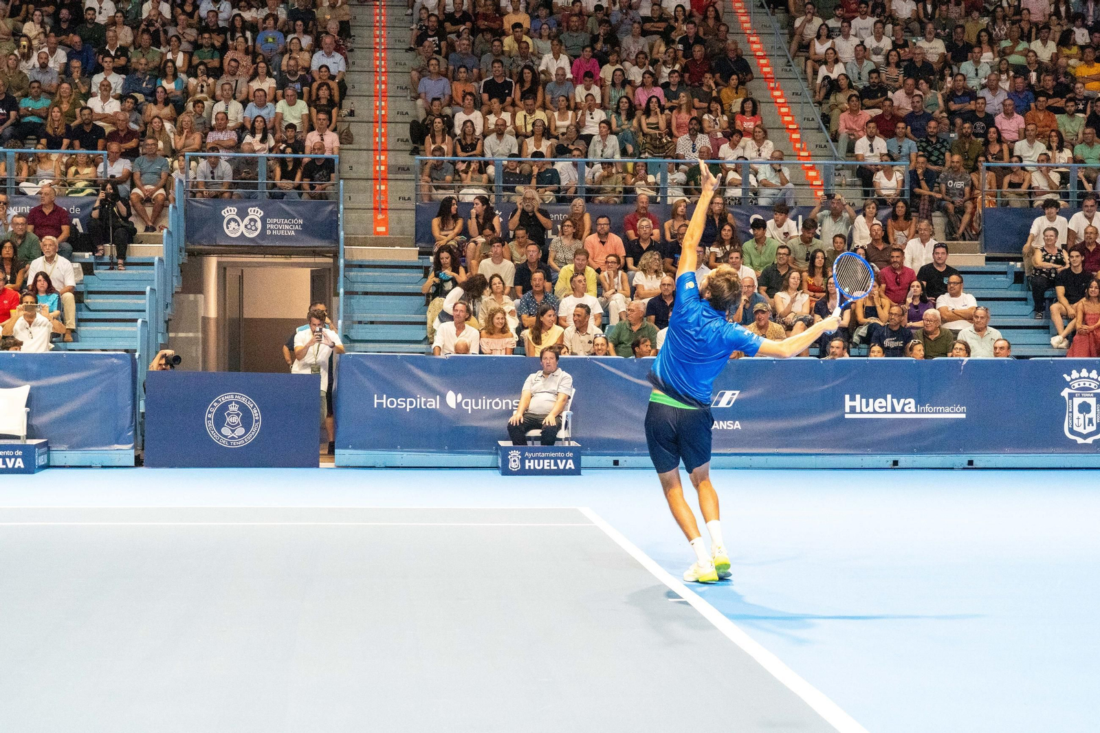 Imágenes de la final masculina de la Copa del Rey de tenis entre Daniil Medvedev y Alejandro Davidovich