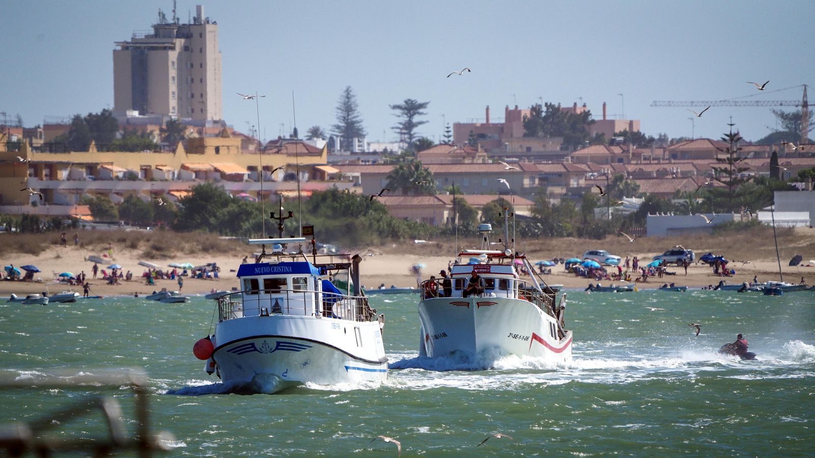 Playa de Sanlúcar. Playa de Sanlúcar.