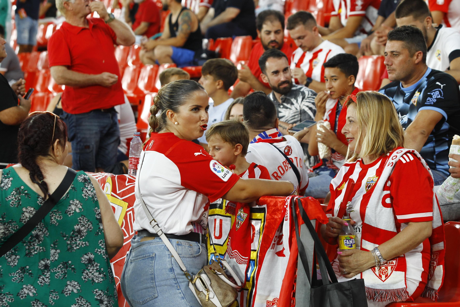 Imágenes del partido U.D. Almería-Real Madrid C.F. de la Liga Santander