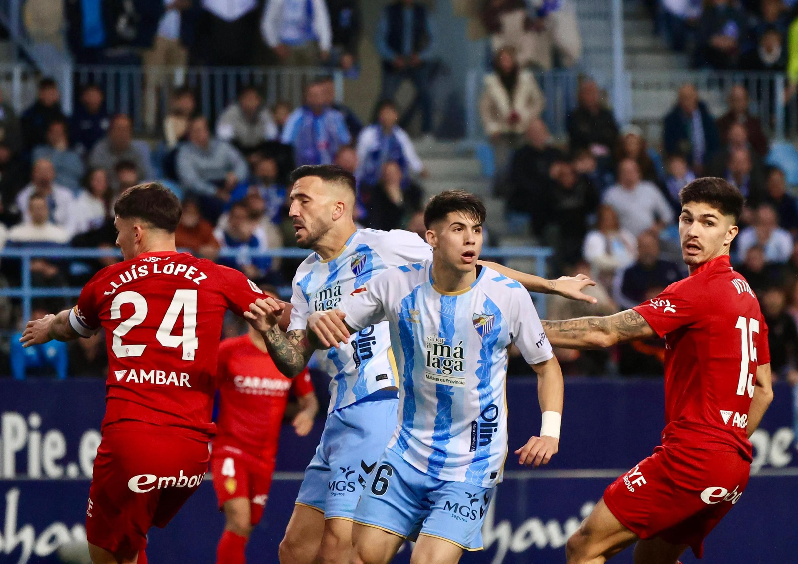 Las fotos del Málaga CF-Real Zaragoza