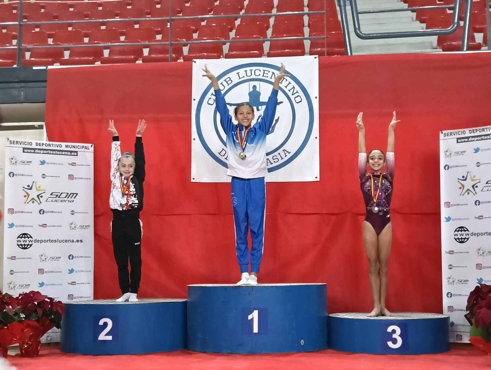 El Club Olímpica Onubense brilla en el III Trofeo de Navidad de Lucena.