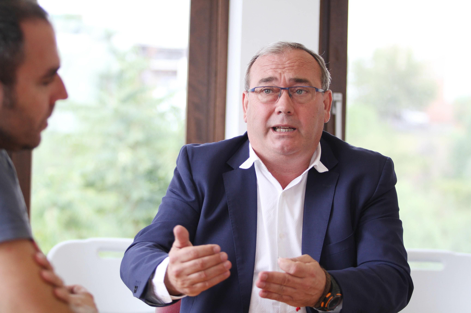 El alcalde y candidato del PSOE, Fernando Zamora.