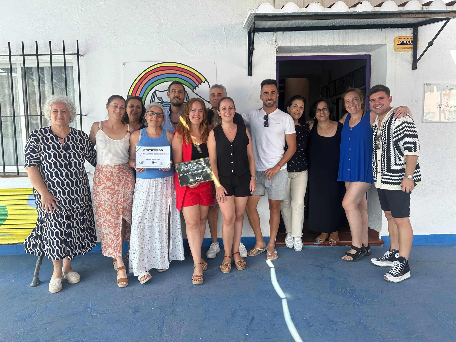 Participantes del colegio Arcos de Torrecuevas