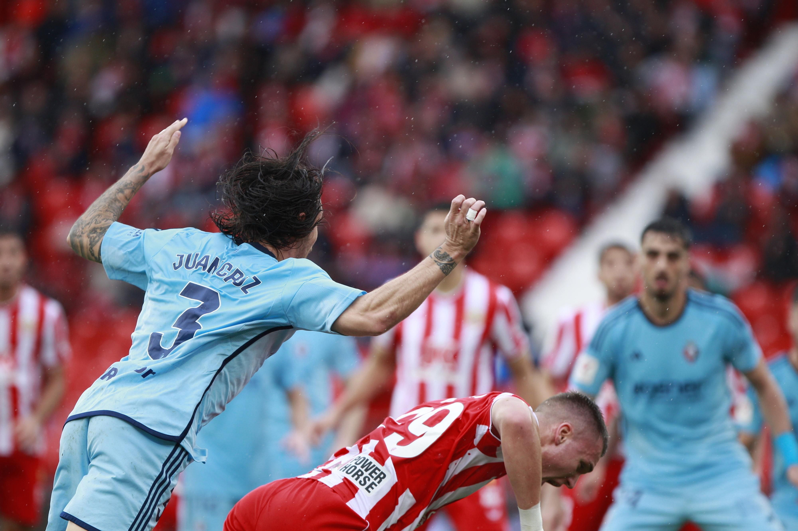 Las mejores imágenes del partido de fútbol U.D. Almería-C.A. Osasuna