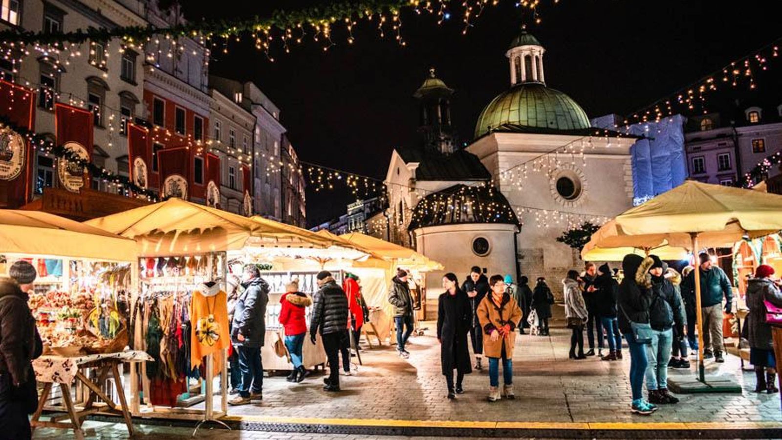 Mercado navideño de Cracovia