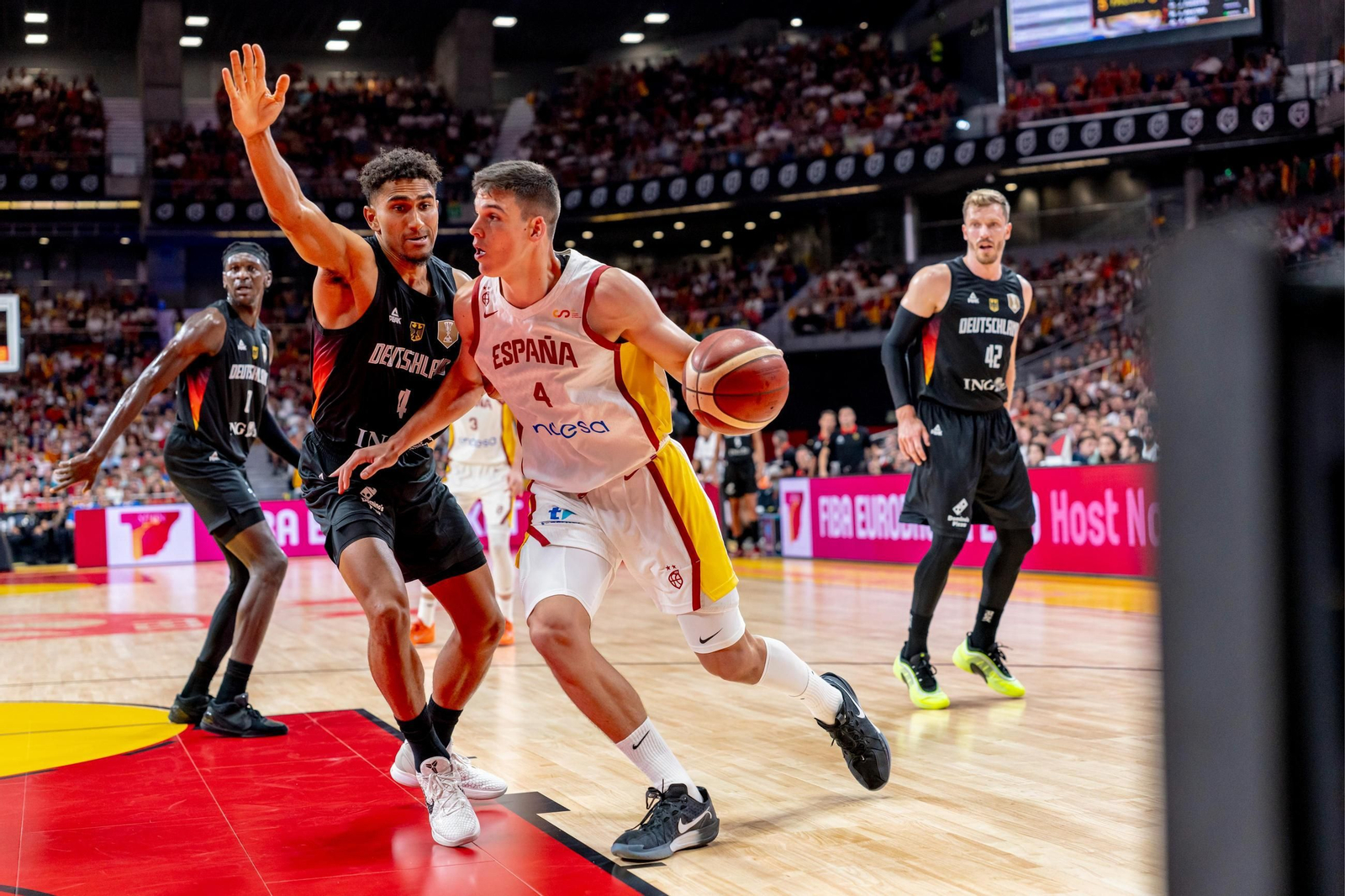 Las mejores fotos del España-Alemania de baloncesto